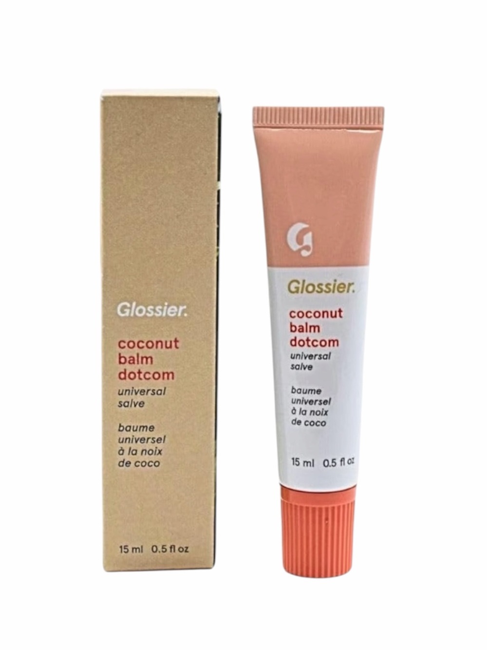 Glossier Coconut Balm Dotcom Universal Salve Lip Balm 0.5 oz - NIB **